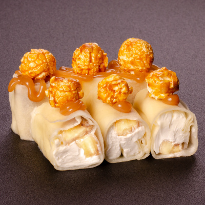 Сладкий ролл попкорн