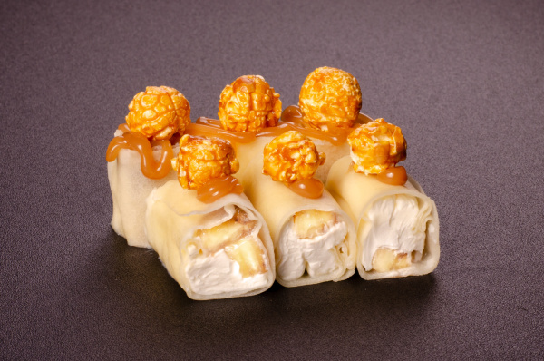 Сладкий ролл попкорн