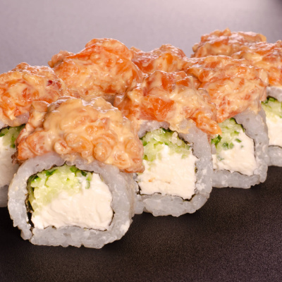 Ролл Филадельфия лосось-тартар