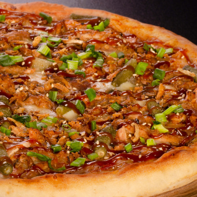Пицца с рваным мясом
