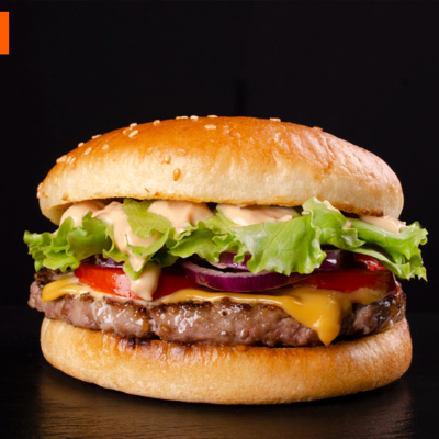 Бургер С говядиной