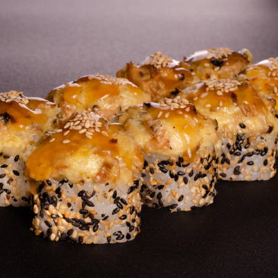 Ролл Грибной запечённый