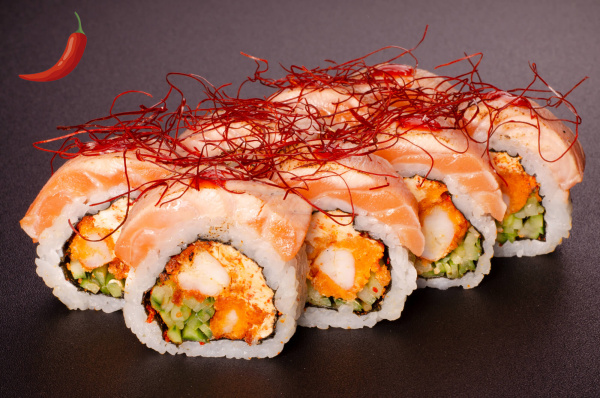 Ролл Чили сяке эби