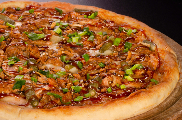 Пицца с рваным мясом