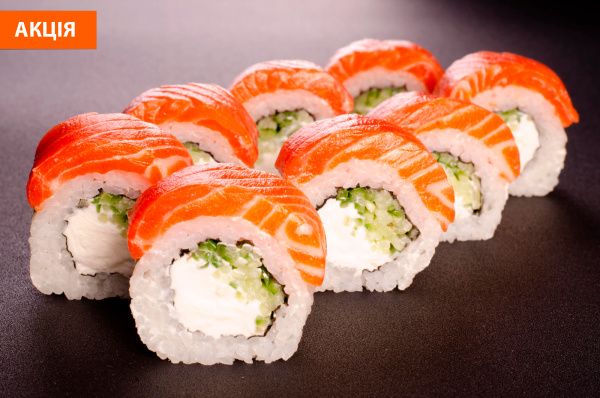 Ролл Филадельфия с лососем 