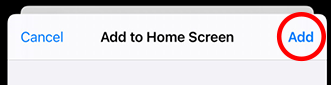 iOS installation instructions