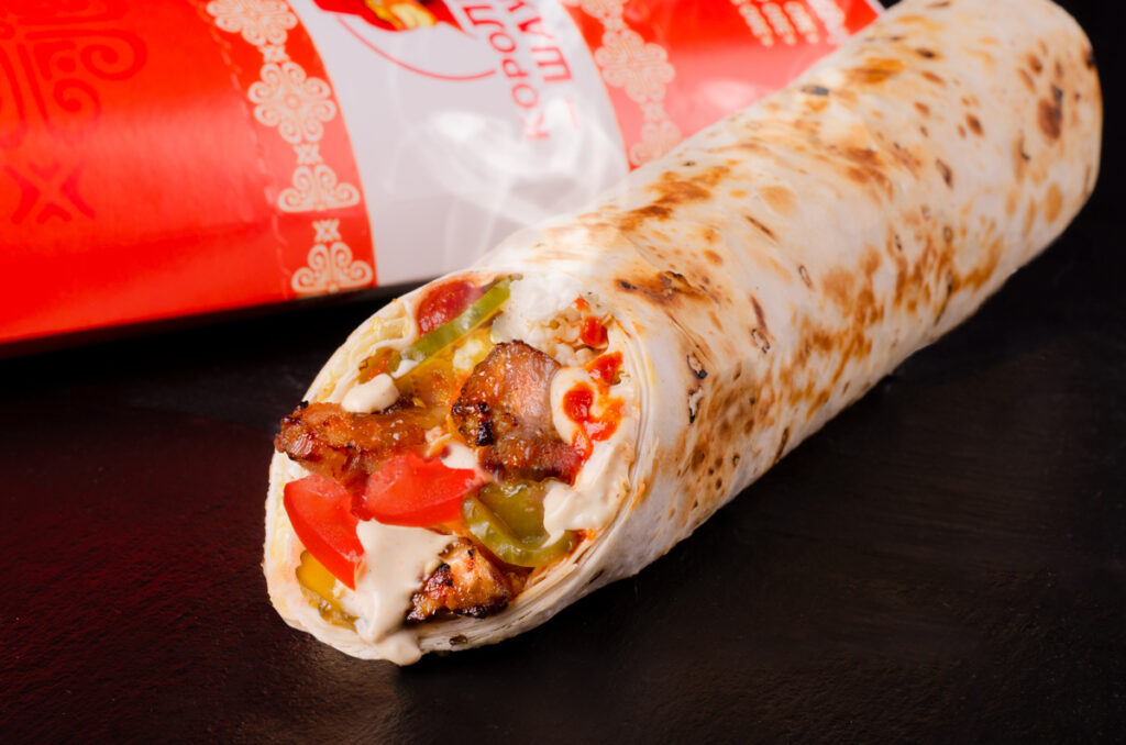 Шаурма з куркою у Харкові