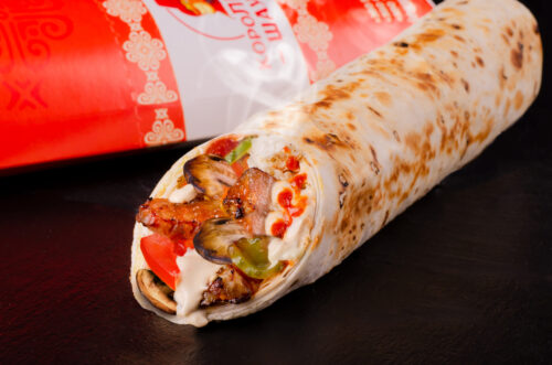 Шаурма з куркою та грибами у Харкові