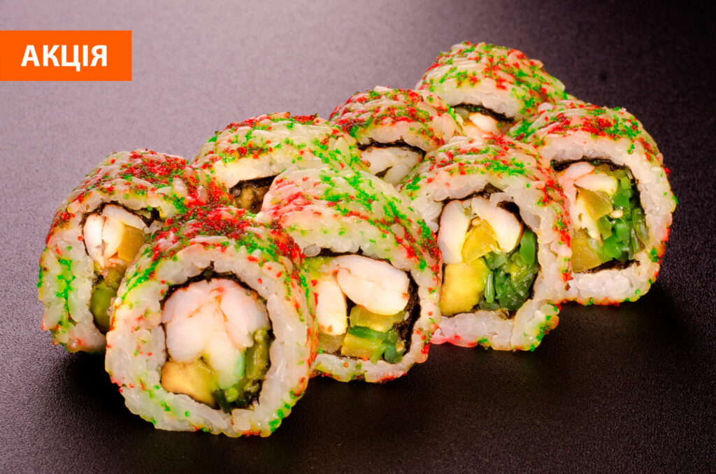 Ролл Калифорния с креветкой в Харькове